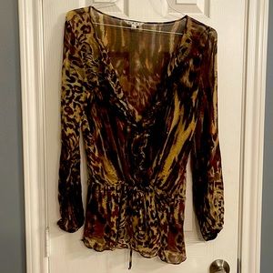 Cabi leopard top